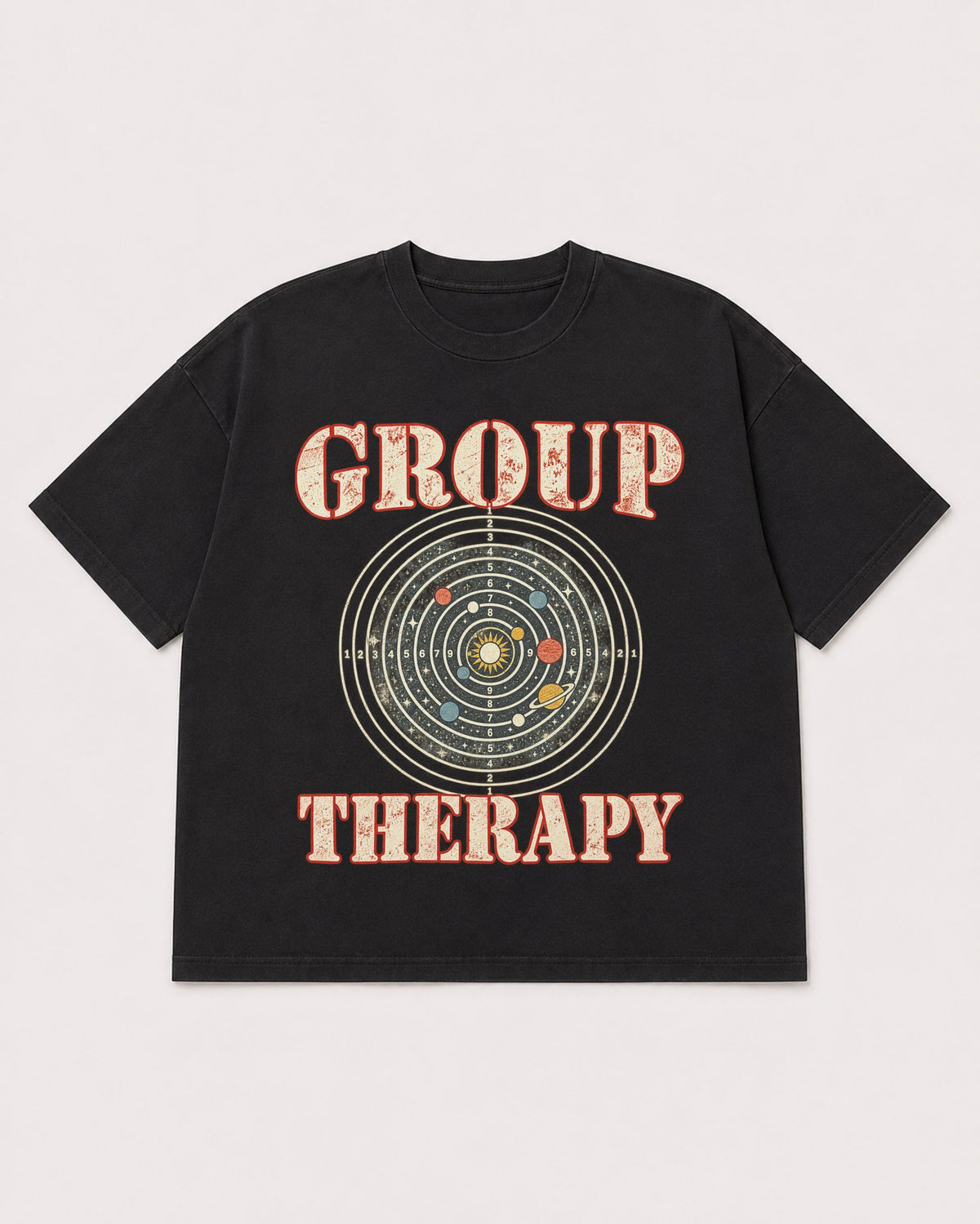 Mockup Boxy Heavyweight Tee Black product