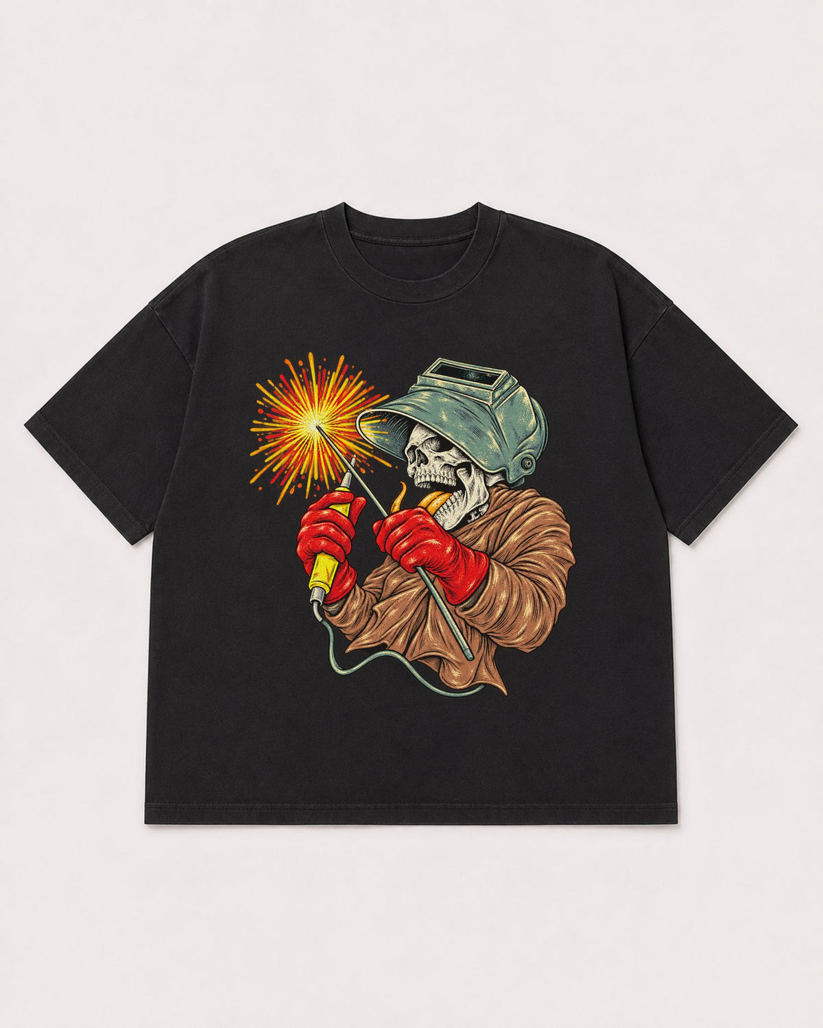 Mockup Boxy Heavyweight Tee Black product