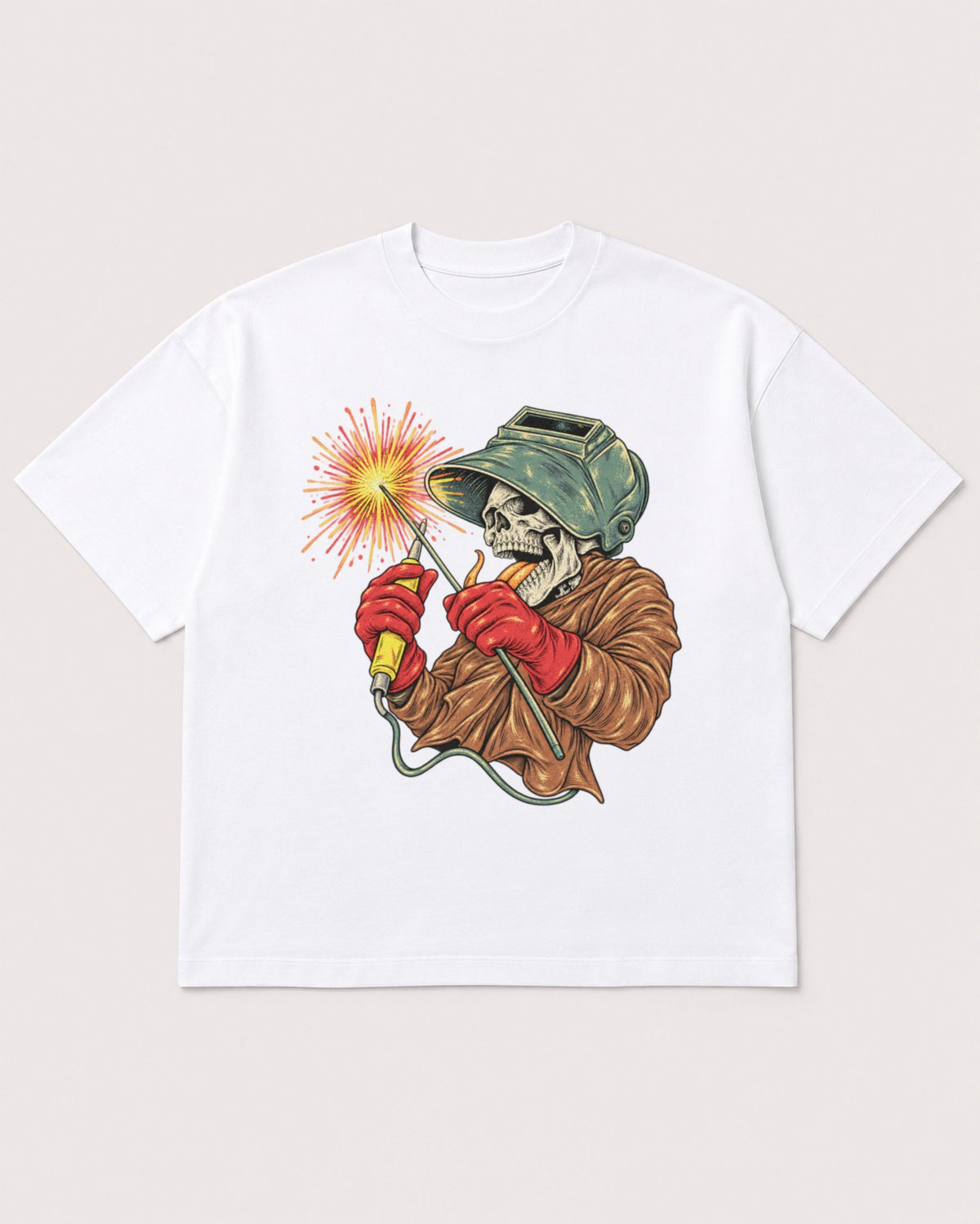 Mockup Boxy Heavyweight Tee White product