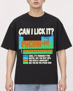 Mockup Boxy Heavyweight Tee Black male close-up 01