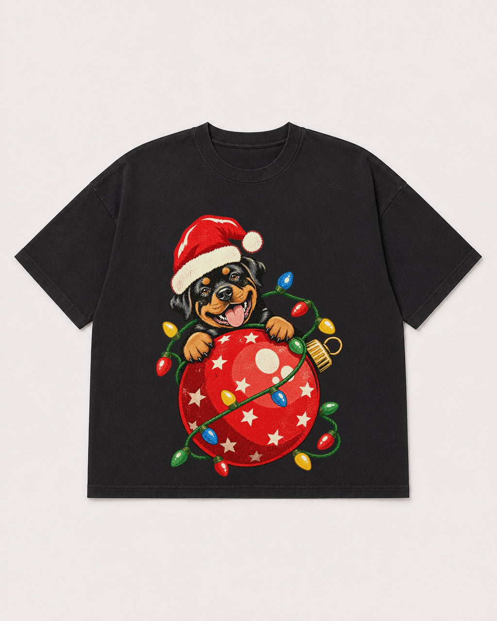Mockup Boxy Heavyweight Tee Black product