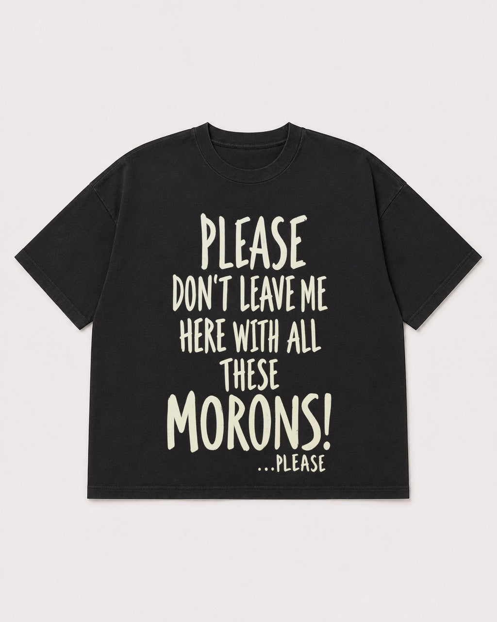 Mockup Boxy Heavyweight Tee Black product