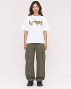 Mockup Boxy Heavyweight Tee White female full-body 02