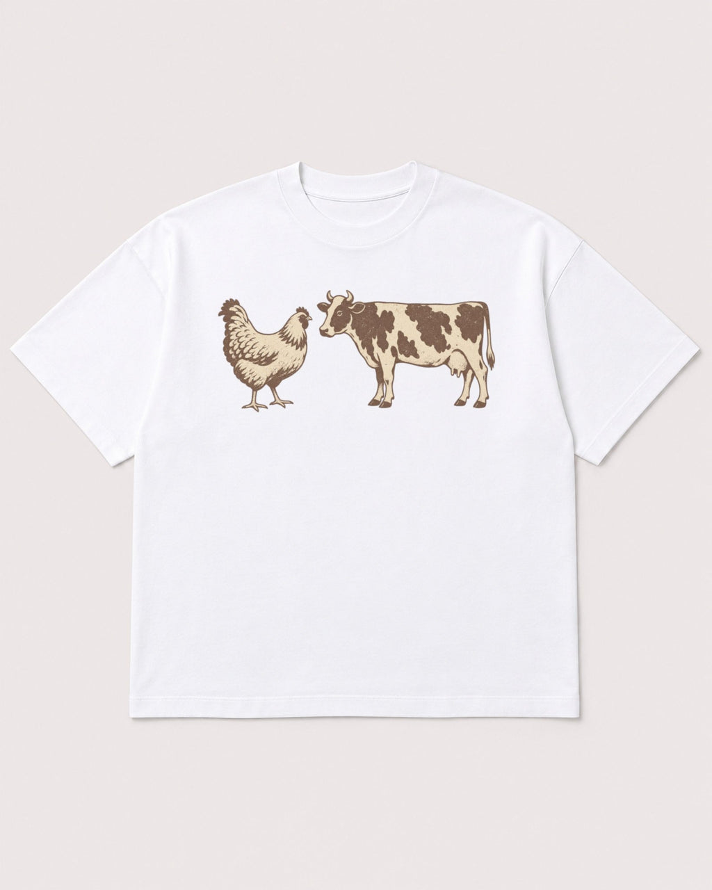 Mockup Boxy Heavyweight Tee White product