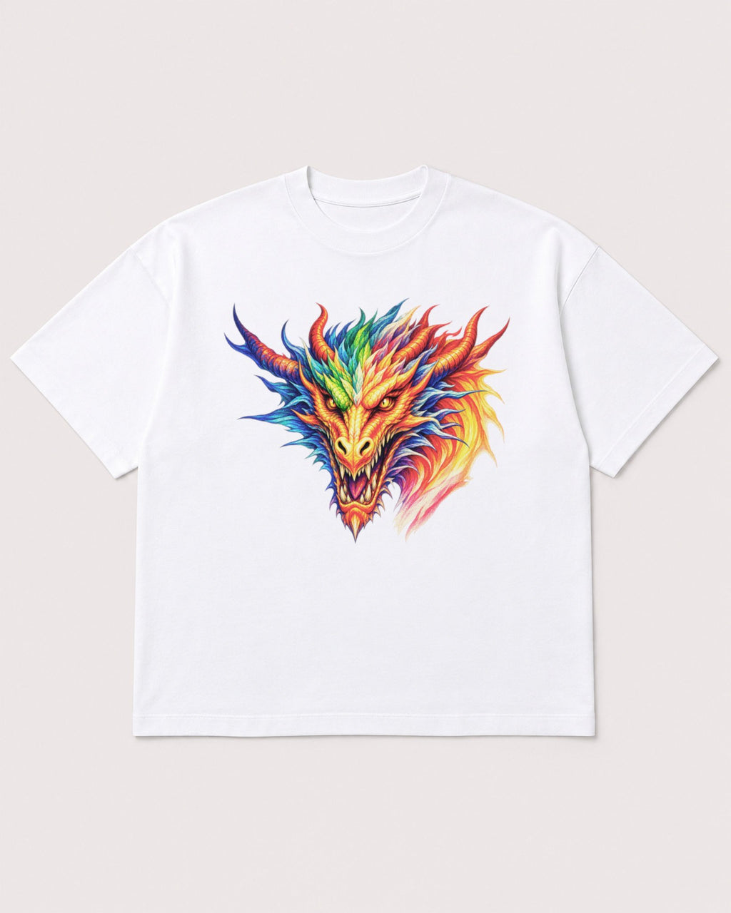 Mockup Boxy Heavyweight Tee White product