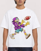 Mockup Boxy Heavyweight Tee White male close-up 26