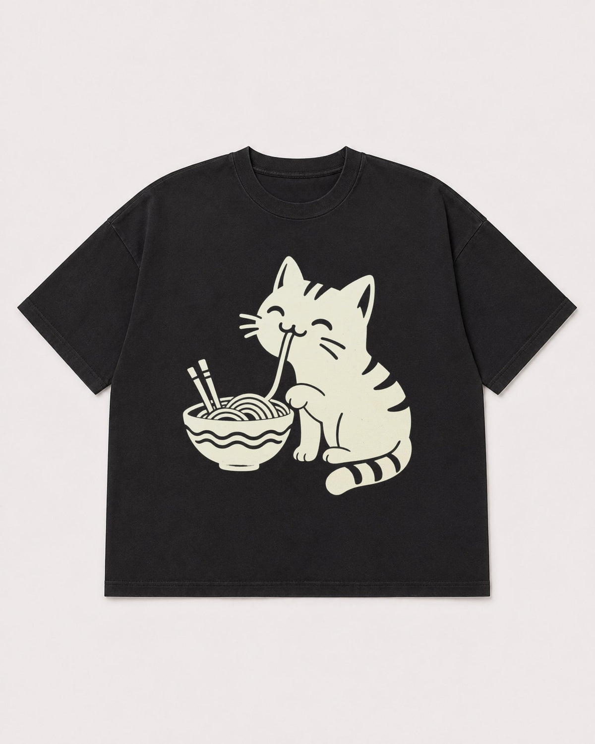 Mockup Boxy Heavyweight Tee Black product