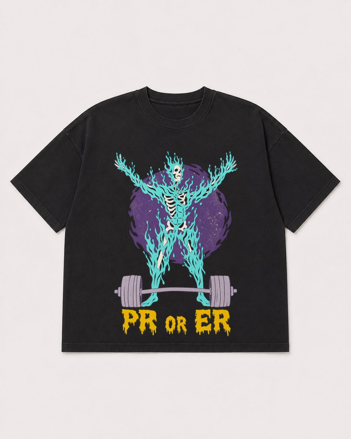 Mockup Boxy Heavyweight Tee Black product