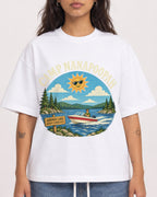 Mockup Boxy Heavyweight Tee White female close-up 06