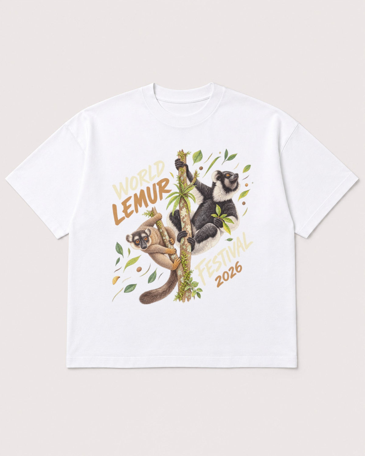 Mockup Boxy Heavyweight Tee White product