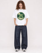 Mockup Boxy Heavyweight Tee White female full-body 09