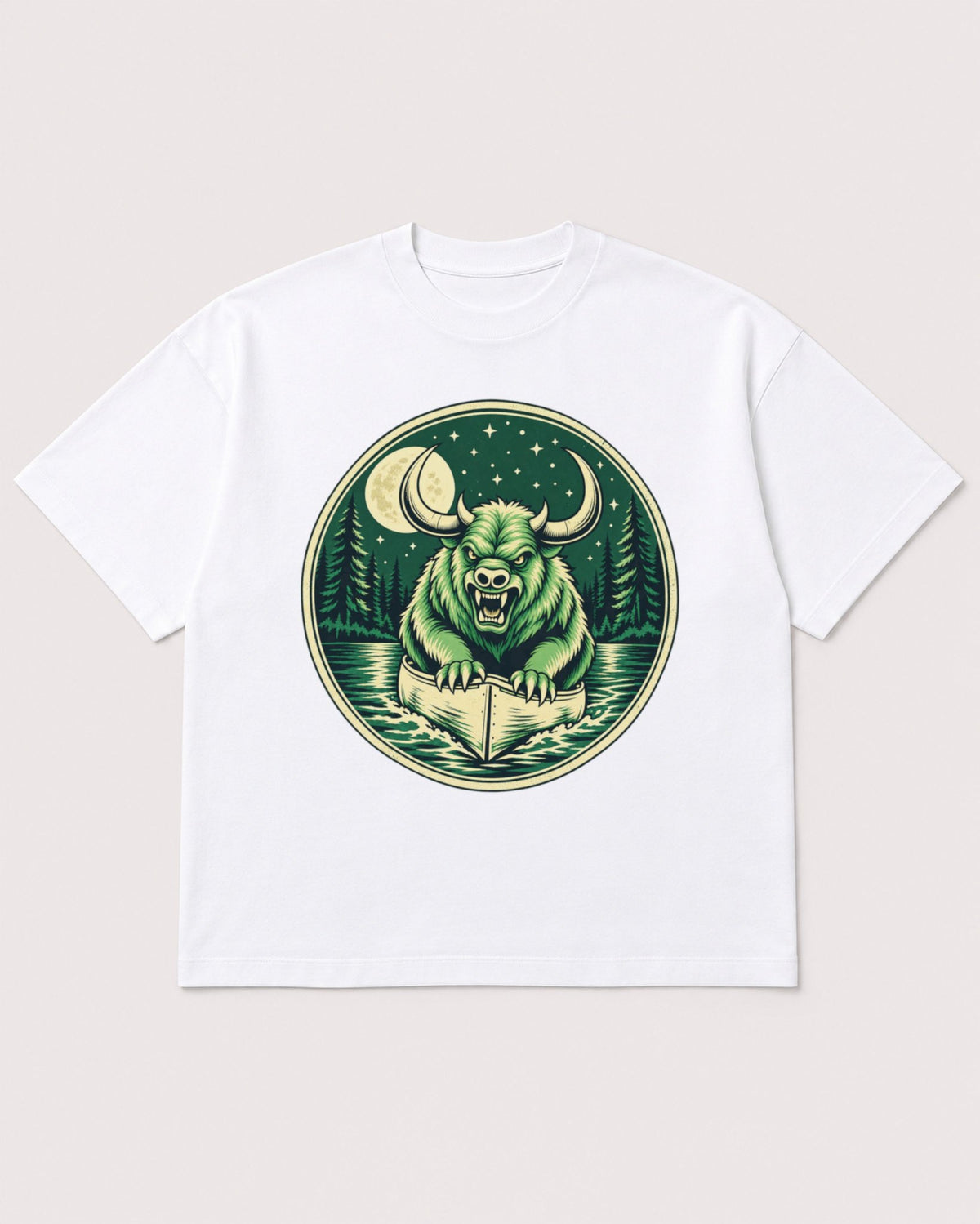 Mockup Boxy Heavyweight Tee White product