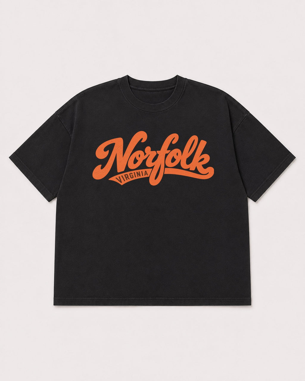 Mockup Boxy Heavyweight Tee Black product