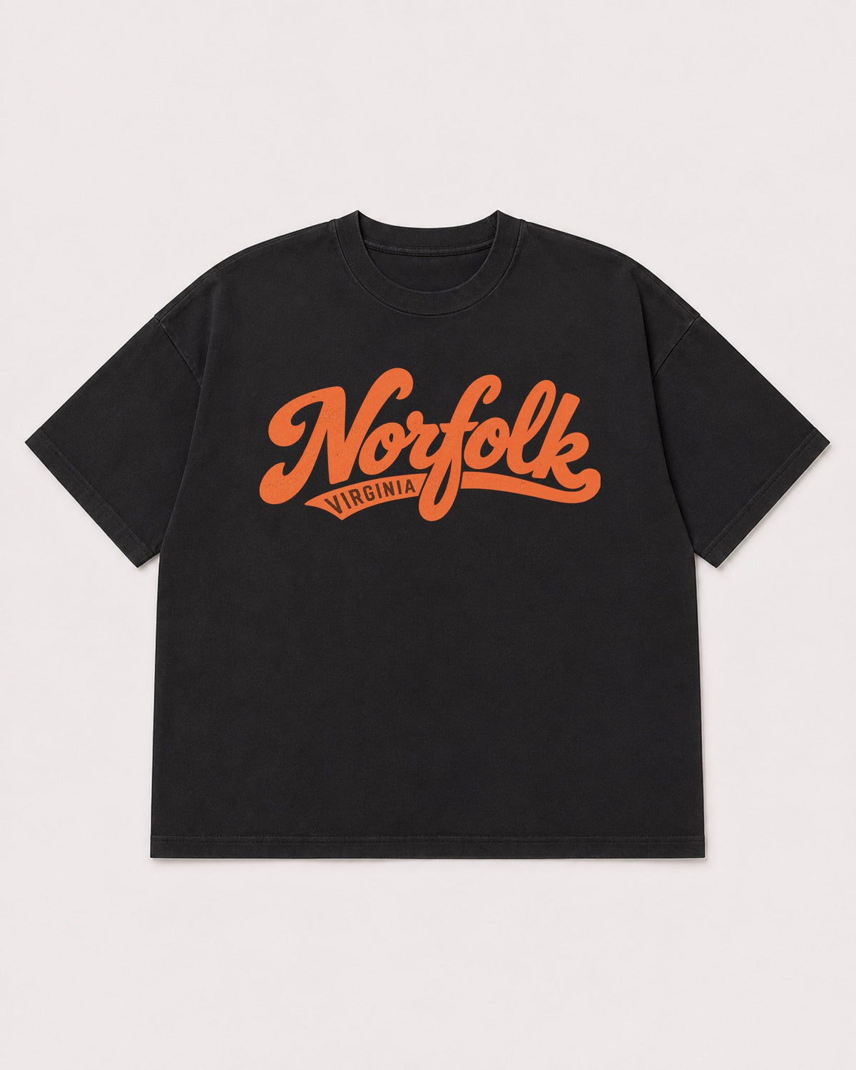 Mockup Boxy Heavyweight Tee Black product