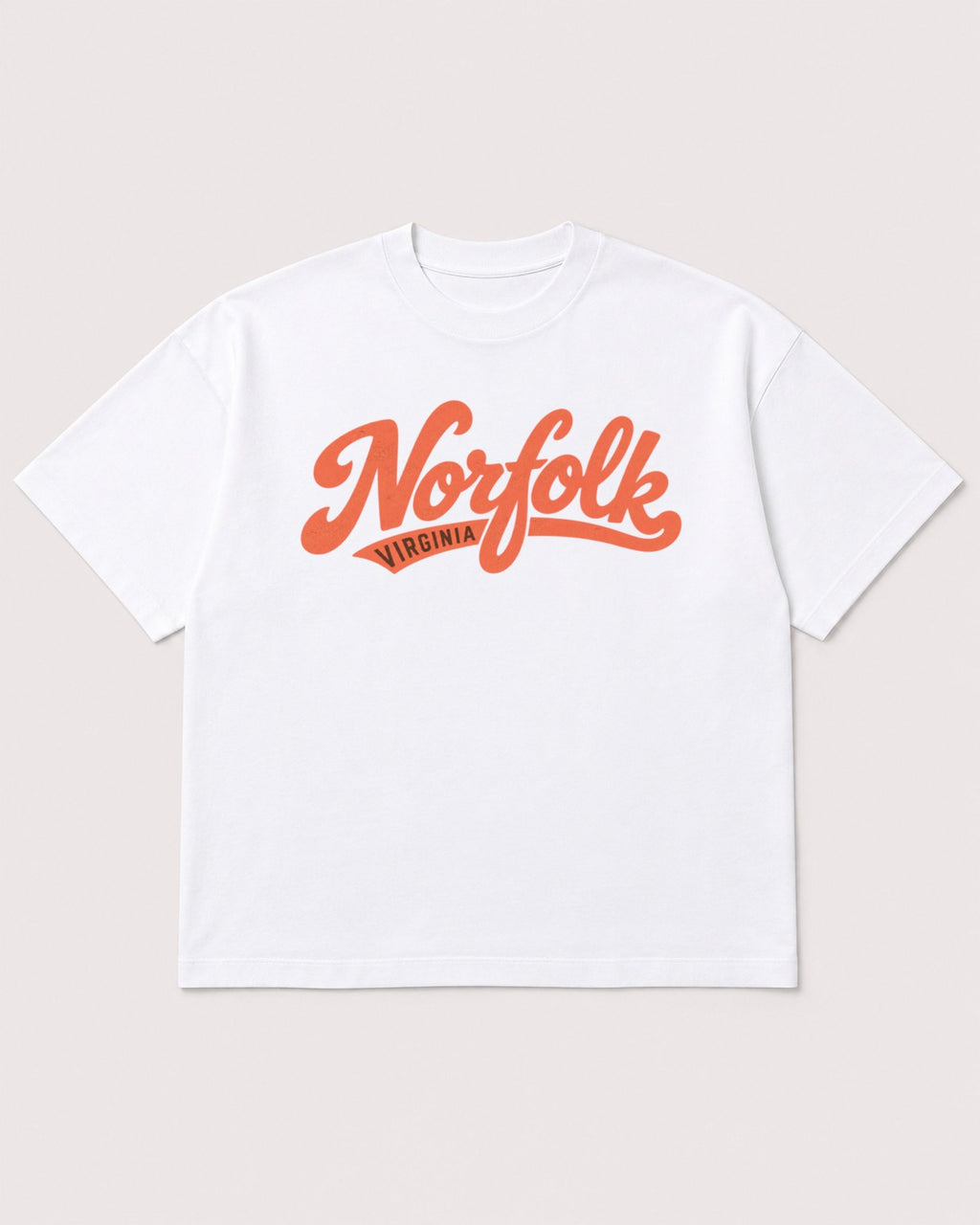 Mockup Boxy Heavyweight Tee White product