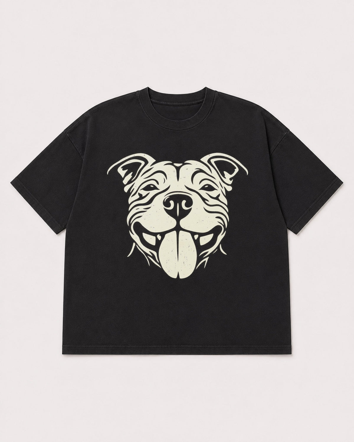 Mockup Boxy Heavyweight Tee Black product
