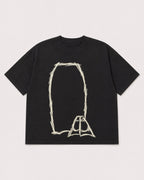 Mockup Boxy Heavyweight Tee Black product