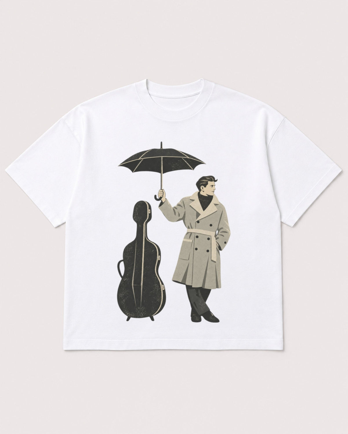 Mockup Boxy Heavyweight Tee White product