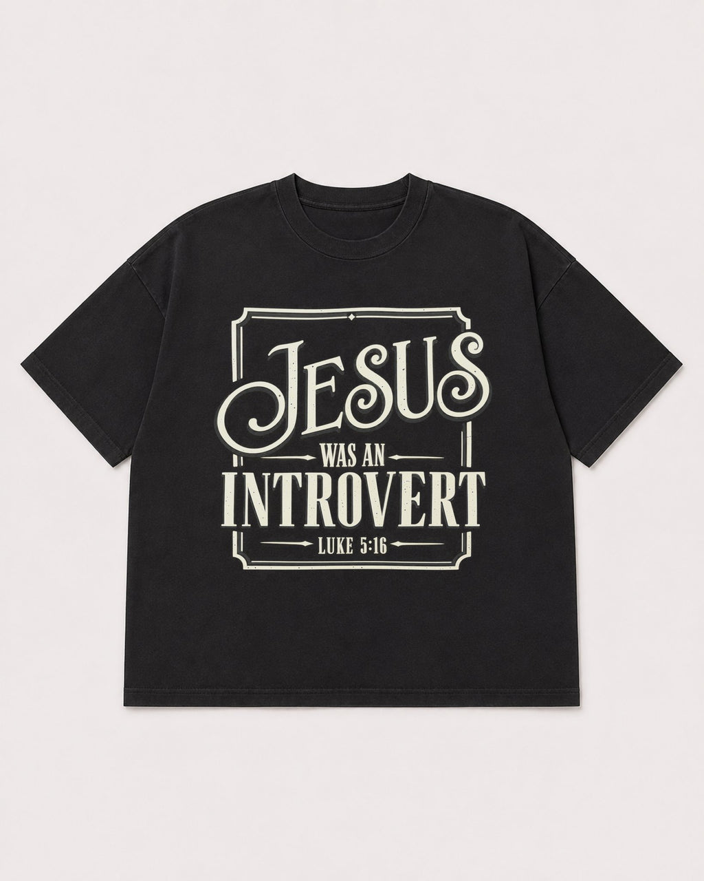 Mockup Boxy Heavyweight Tee Black product