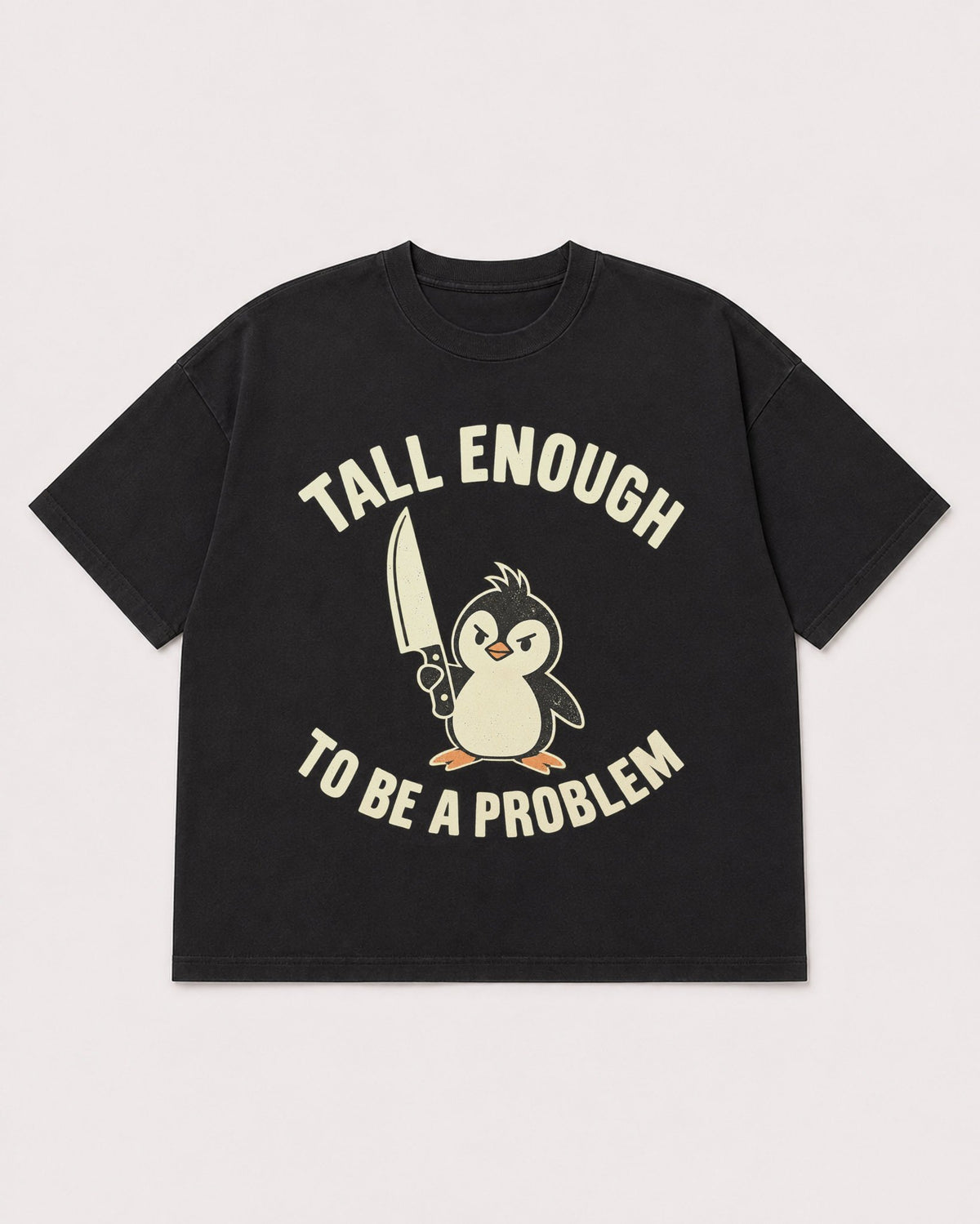 Mockup Boxy Heavyweight Tee Black product
