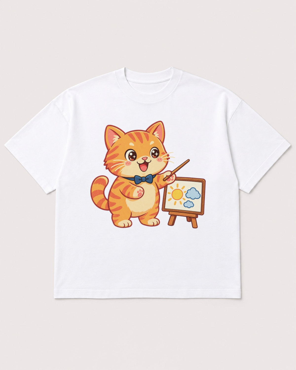 Mockup Boxy Heavyweight Tee White product