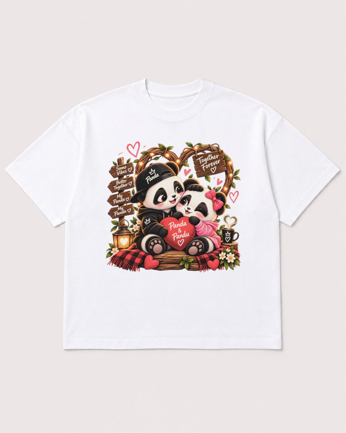 Mockup Boxy Heavyweight Tee White product