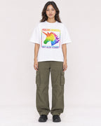 Mockup Boxy Heavyweight Tee White female full-body 02