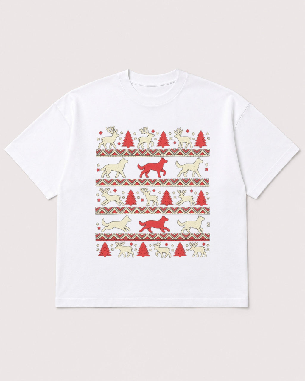 Mockup Boxy Heavyweight Tee White product