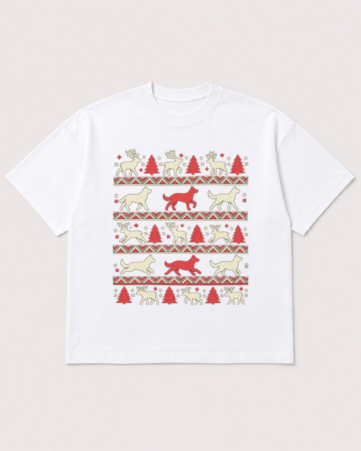 Mockup Boxy Heavyweight Tee White product