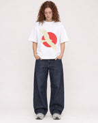 Mockup Boxy Heavyweight Tee White female full-body 09