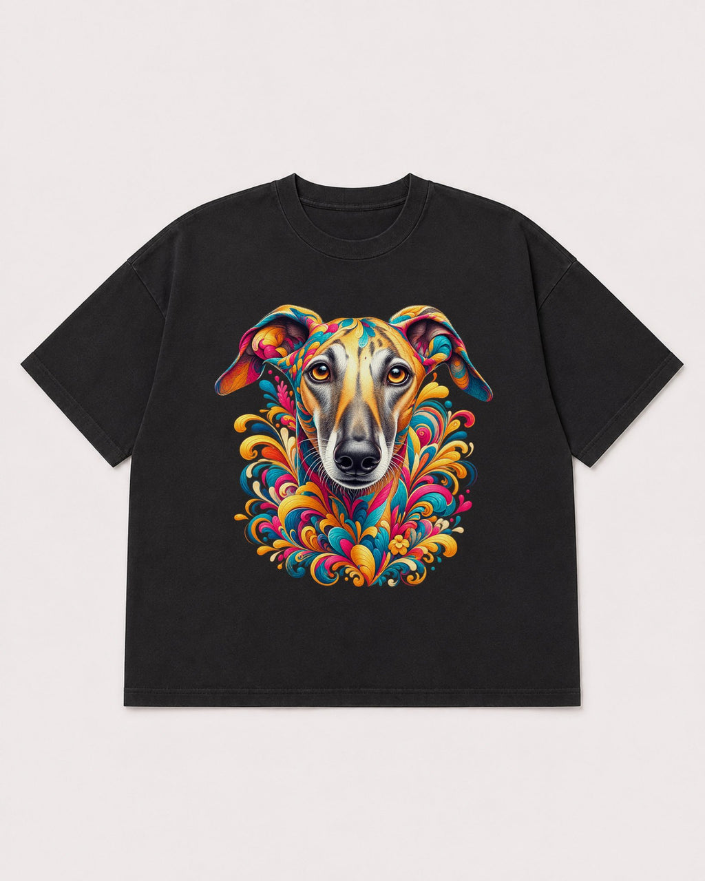 Mockup Boxy Heavyweight Tee Black product