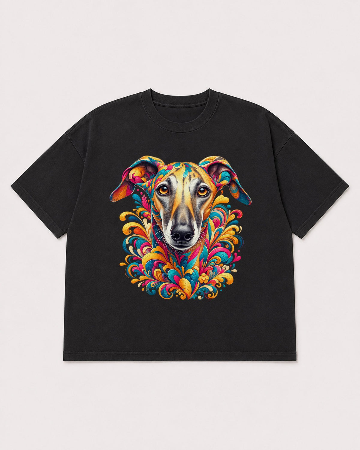 Mockup Boxy Heavyweight Tee Black product