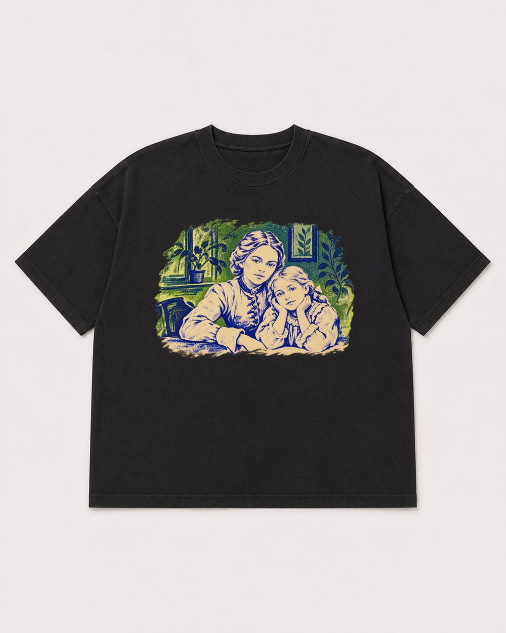 Mockup Boxy Heavyweight Tee Black product