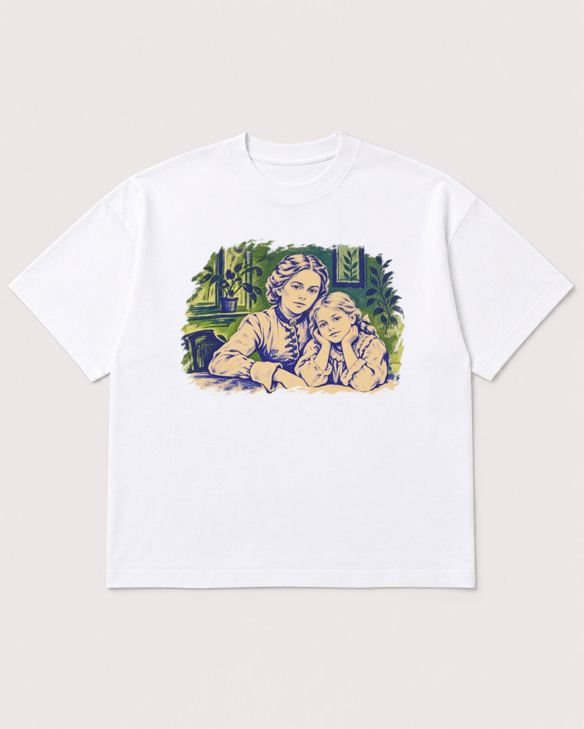 Mockup Boxy Heavyweight Tee White product