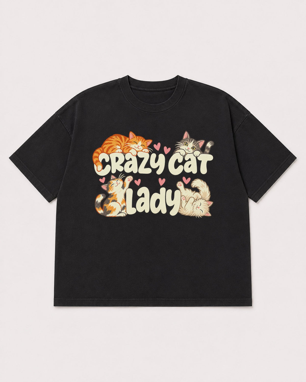 Mockup Boxy Heavyweight Tee Black product
