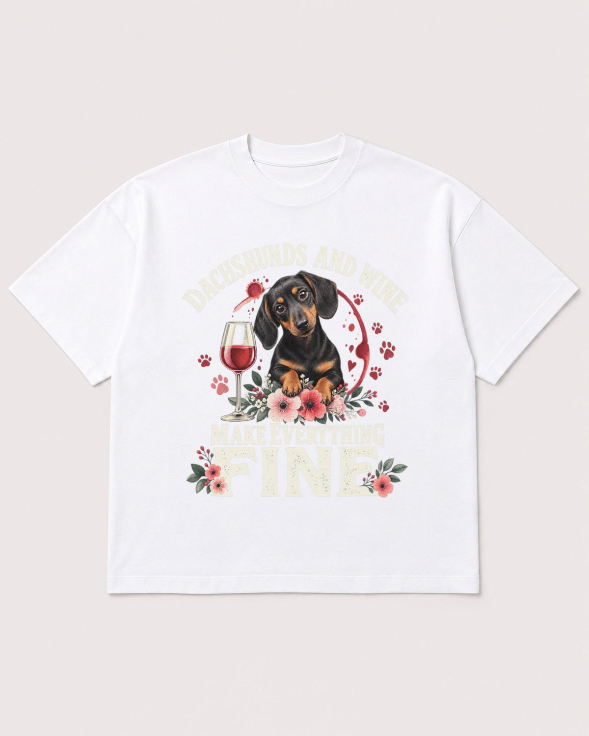 Mockup Boxy Heavyweight Tee White product