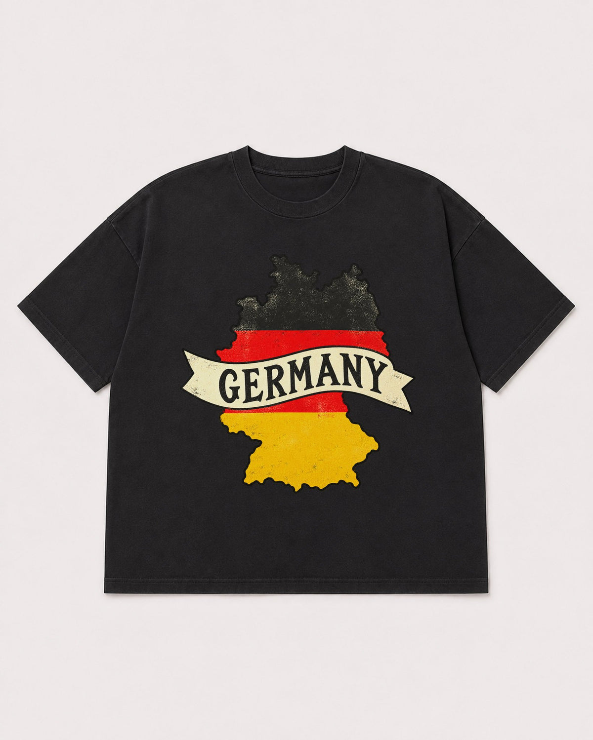 Mockup Boxy Heavyweight Tee Black product