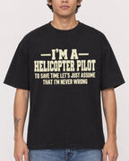 Mockup Boxy Heavyweight Tee Black male close-up 06