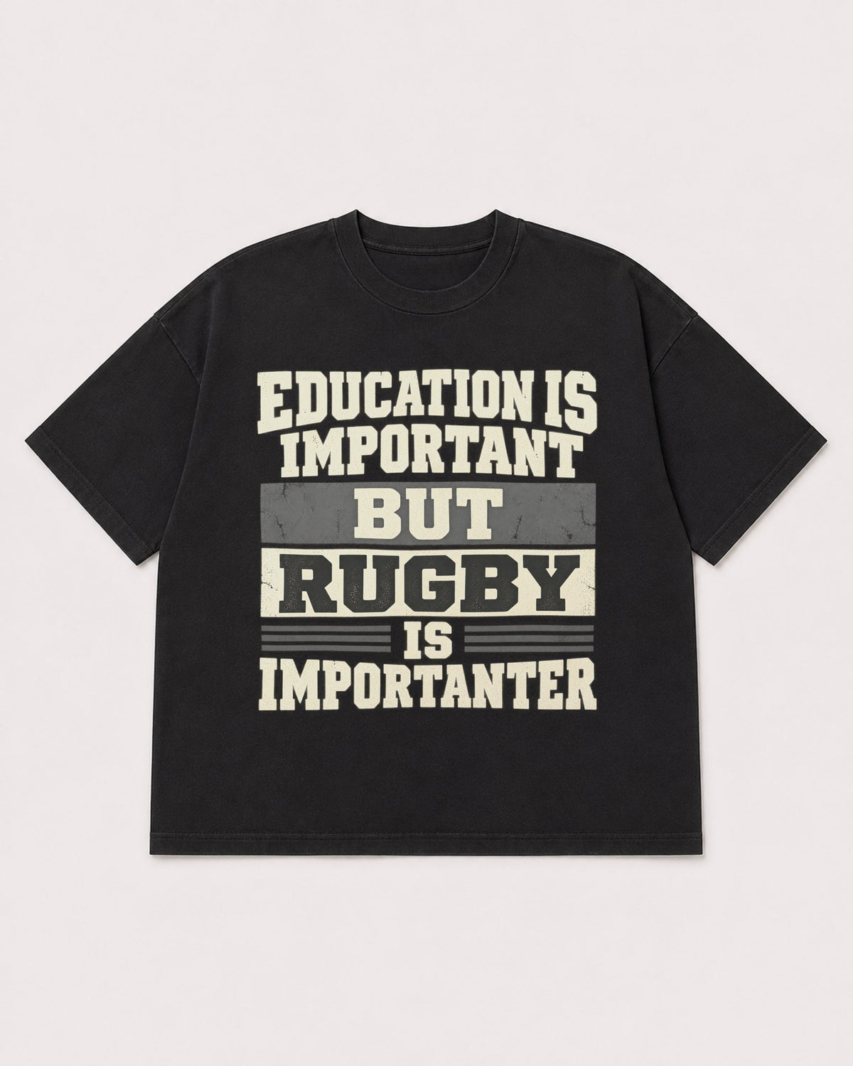 Mockup Boxy Heavyweight Tee Black product