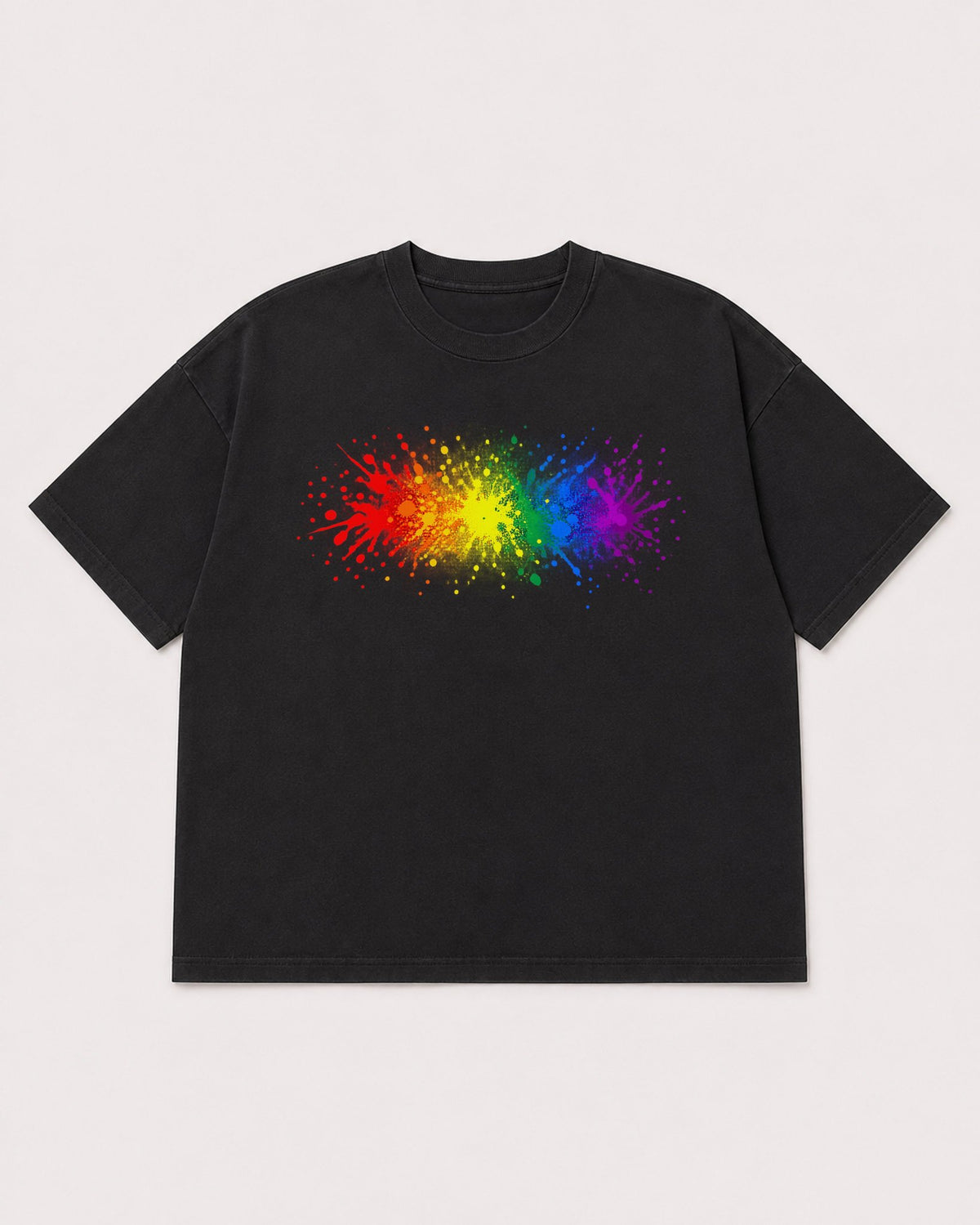 Mockup Boxy Heavyweight Tee Black product