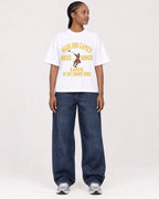 Mockup Boxy Heavyweight Tee White female full-body 44