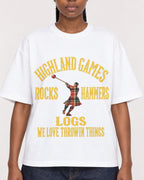 Mockup Boxy Heavyweight Tee White female close-up 44