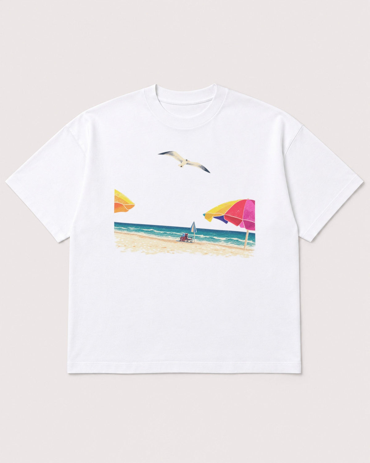 Mockup Boxy Heavyweight Tee White product