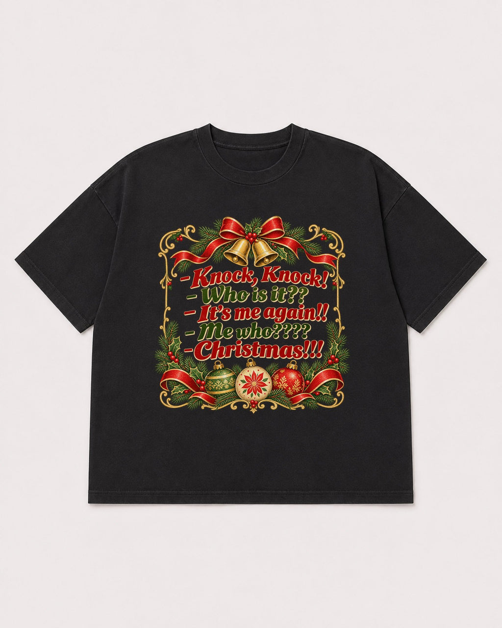 Mockup Boxy Heavyweight Tee Black product