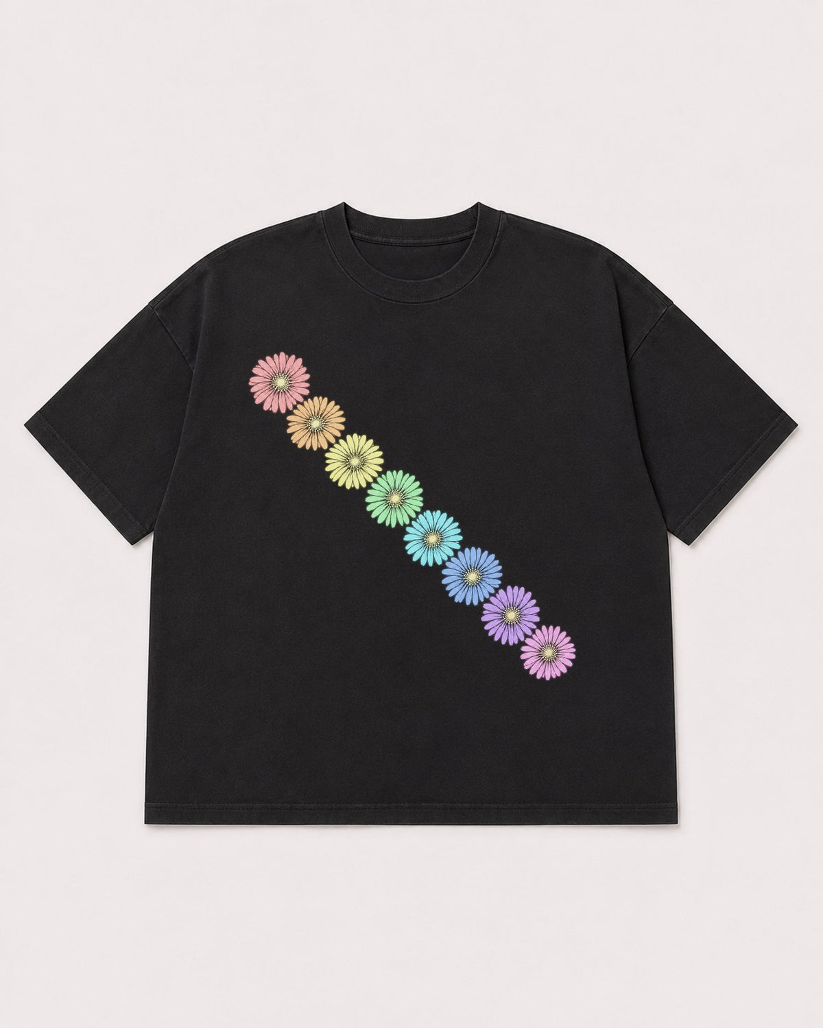 Mockup Boxy Heavyweight Tee Black product