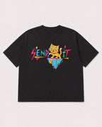 Mockup Boxy Heavyweight Tee Black product