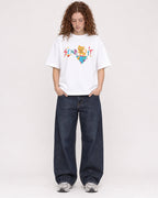 Mockup Boxy Heavyweight Tee White female full-body 09