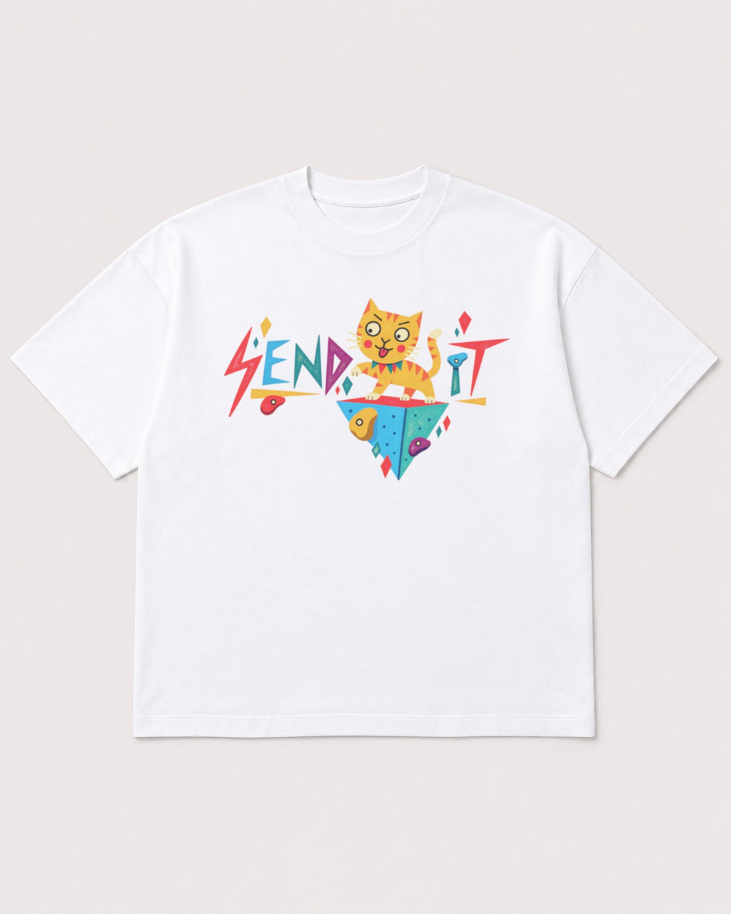 Mockup Boxy Heavyweight Tee White product