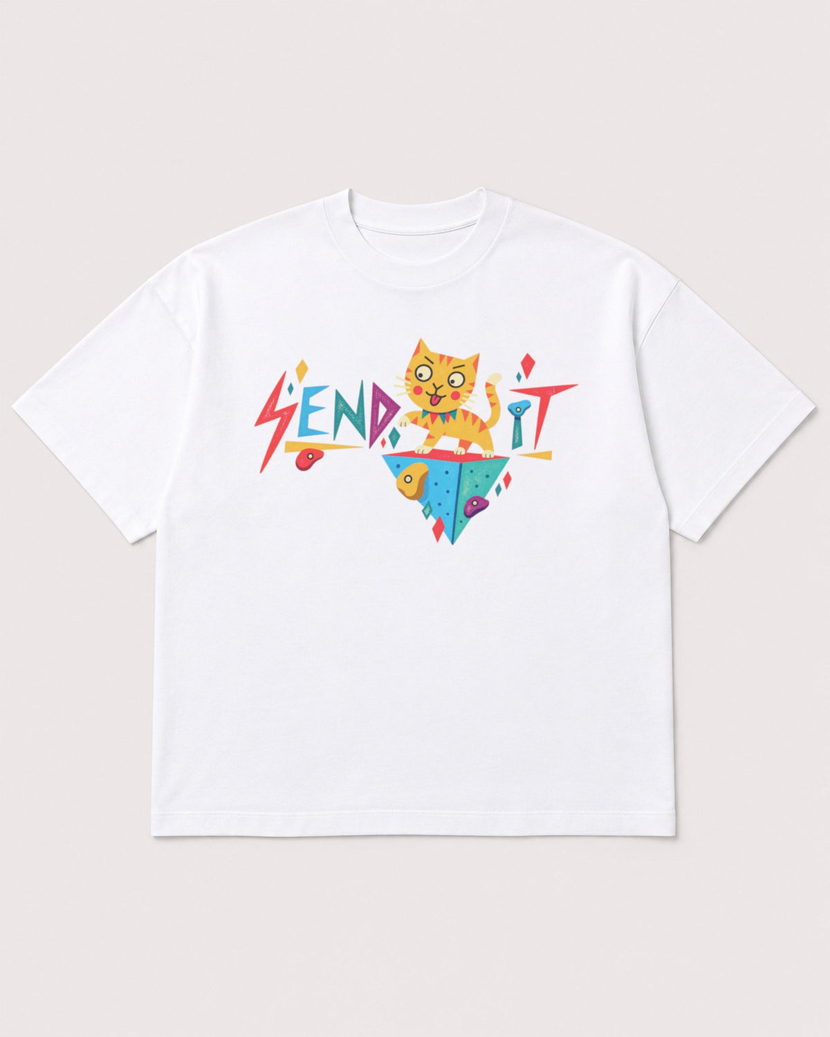 Mockup Boxy Heavyweight Tee White product