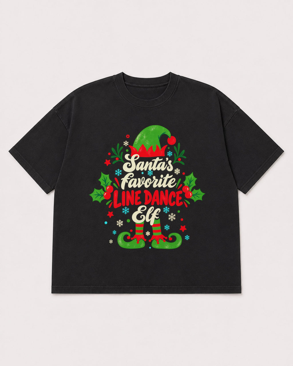 Mockup Boxy Heavyweight Tee Black product